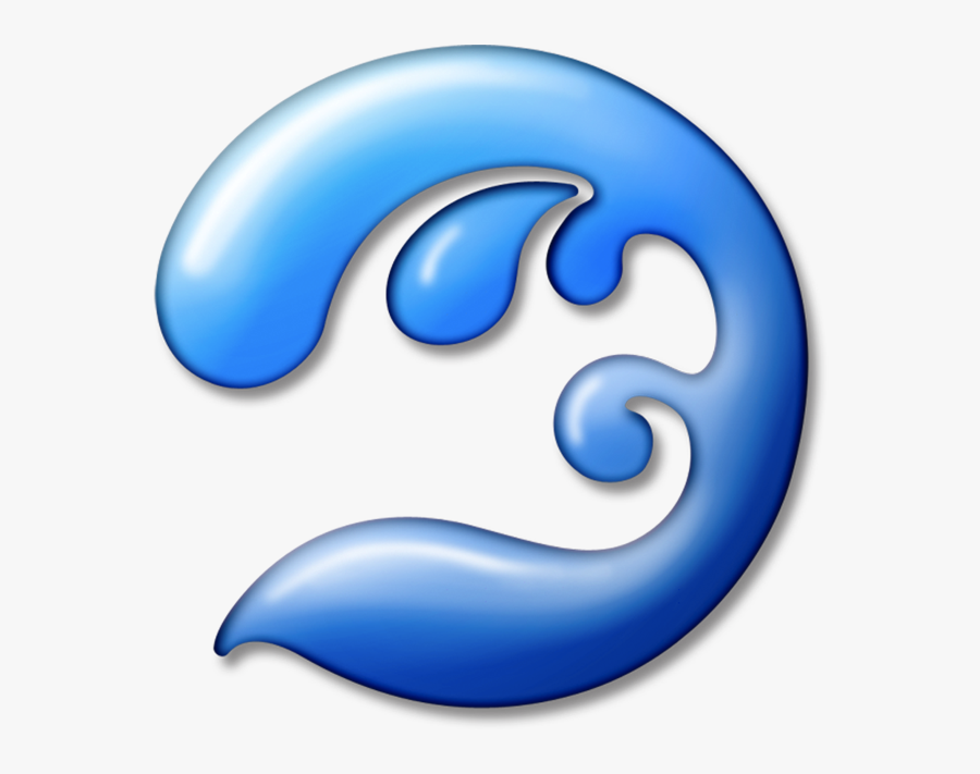 Ocean Wave Icon, Transparent Clipart