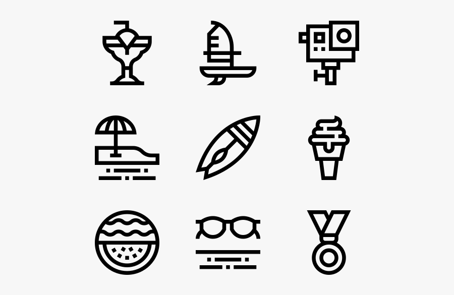 Surf - Candies Icons, Transparent Clipart