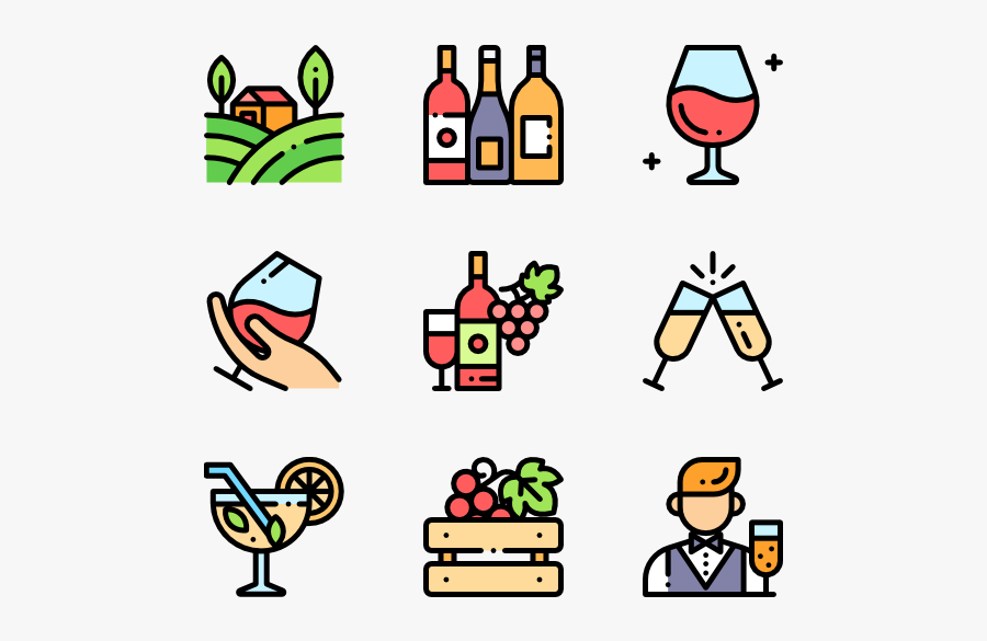 Wine - Lovers Icon Png, Transparent Clipart
