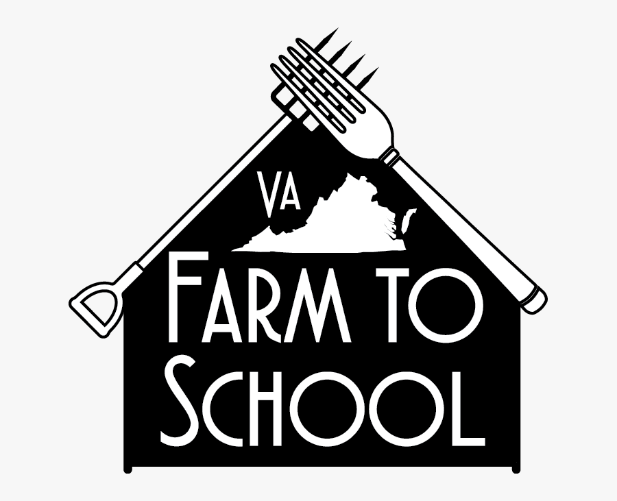 Virginia Farm To School Logo - Sign, Transparent Clipart