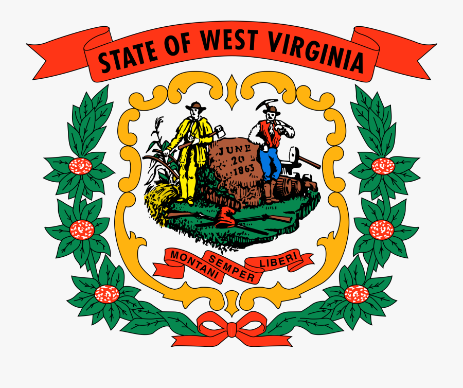 Wv Flag, Transparent Clipart