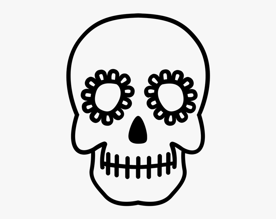 Skull, Transparent Clipart