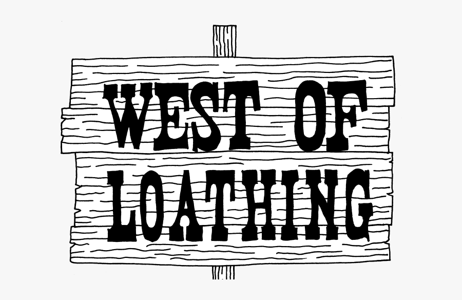 West Of Loathing Logo, Transparent Clipart