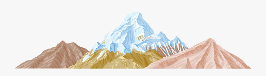 Mountains Vector, Transparent Clipart