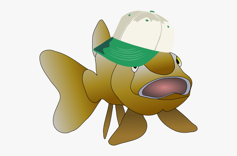 Brown Fish, Transparent Clipart