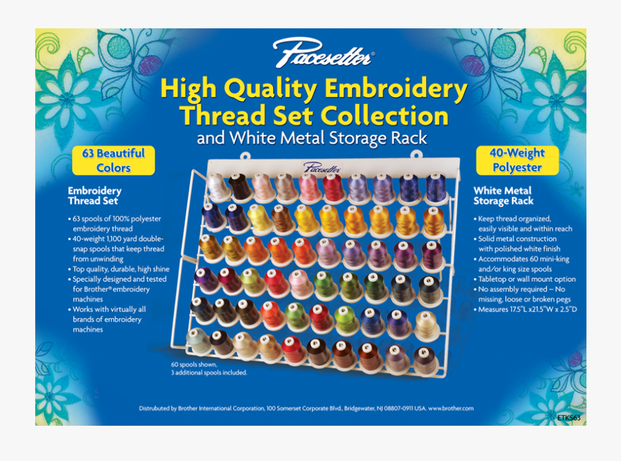 Clip Art Lb Prw Project Runway - Brother Etks63 Pacesetter Embroidery Sewing Thread, Transparent Clipart