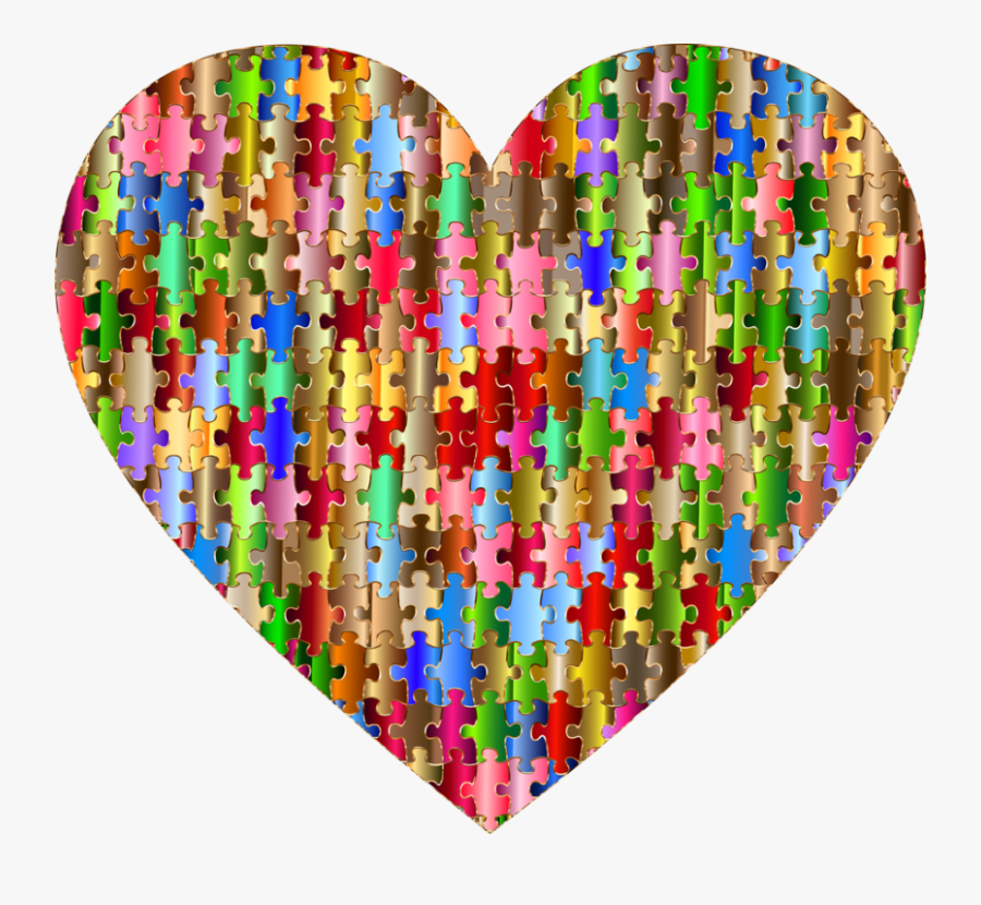 Heart,jigsaw Puzzles,computer Icons - Jigsaw Puzzle, Transparent Clipart