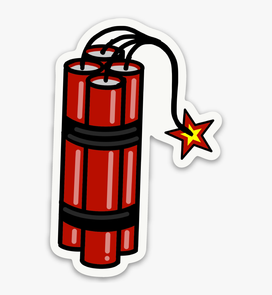 Image Of Dynamite Sticker, Transparent Clipart