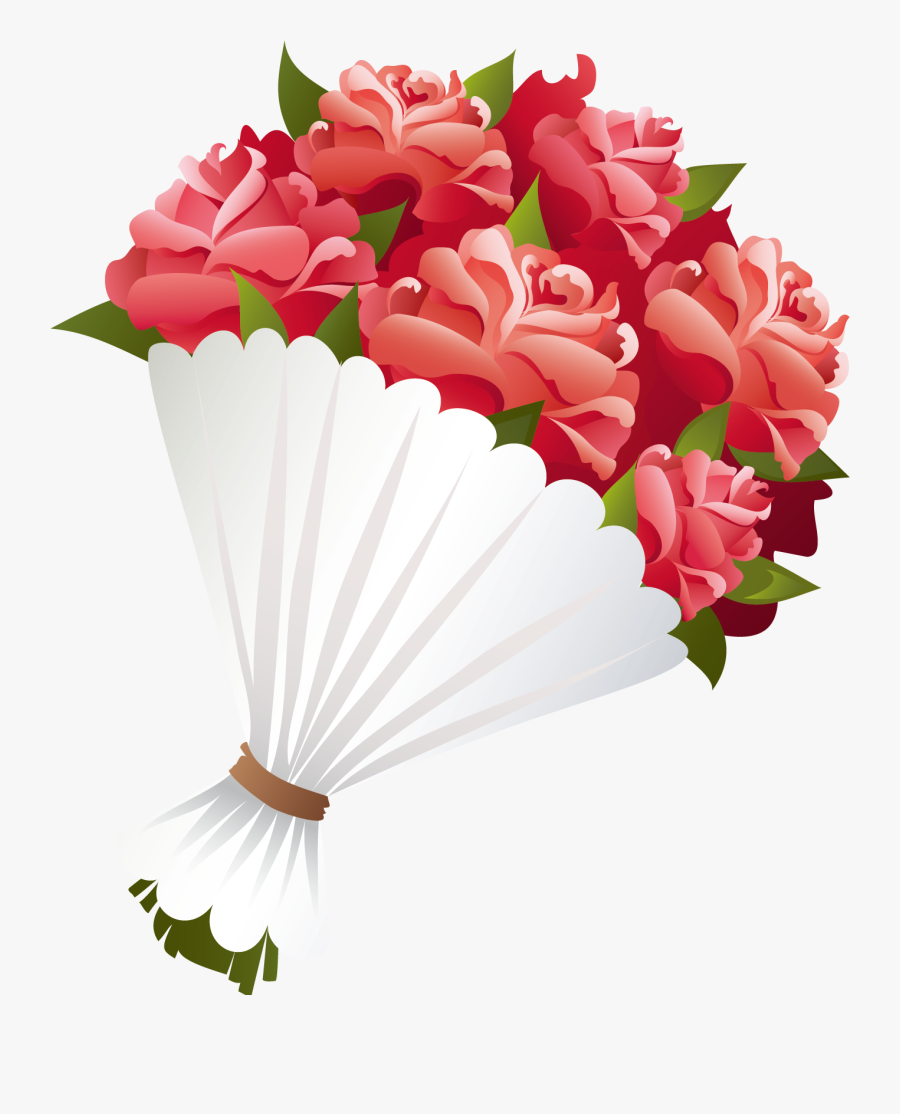 Png Flower Bokeh - Bunch Of Flower Cartoon, Transparent Clipart