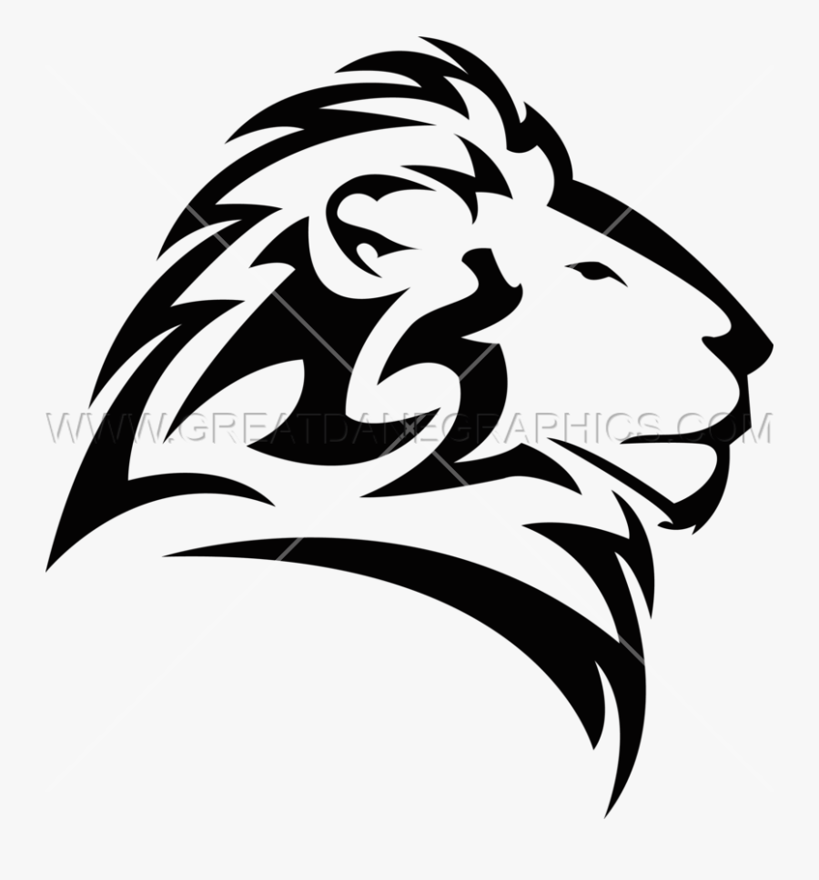 Stencil Printing Of A Lion, Transparent Clipart