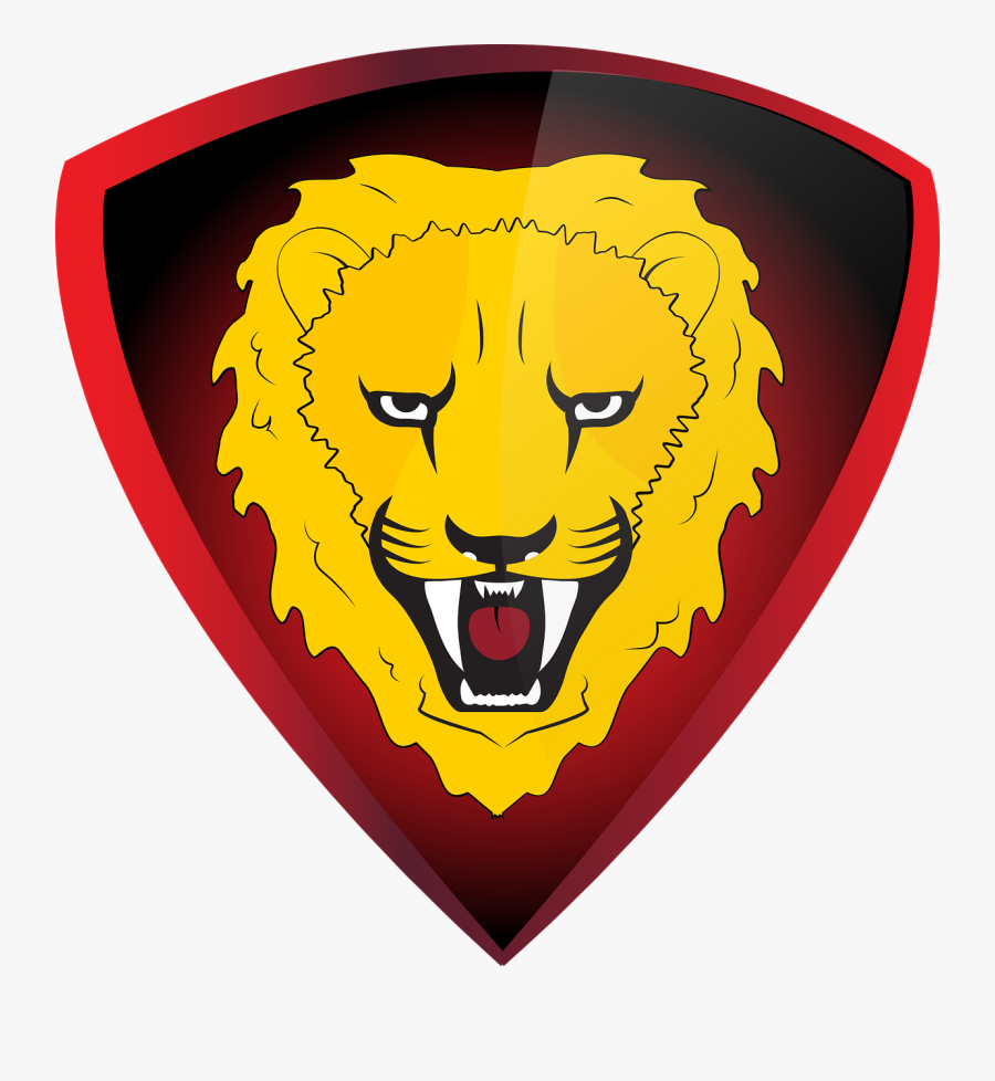 Lion, Logo, Shield, Icon, Head, Design, Business - Escudos De Leon Png, Transparent Clipart