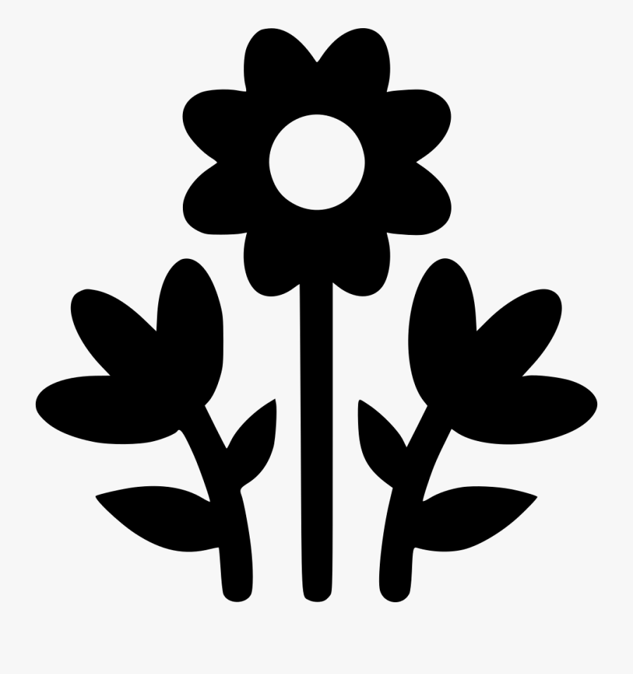 Bouquet Flowers Png Icon Free Download File - Flower Icon Black Free, Transparent Clipart