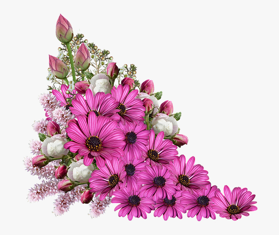 Ramzan Mubarak With Flowers, Transparent Clipart