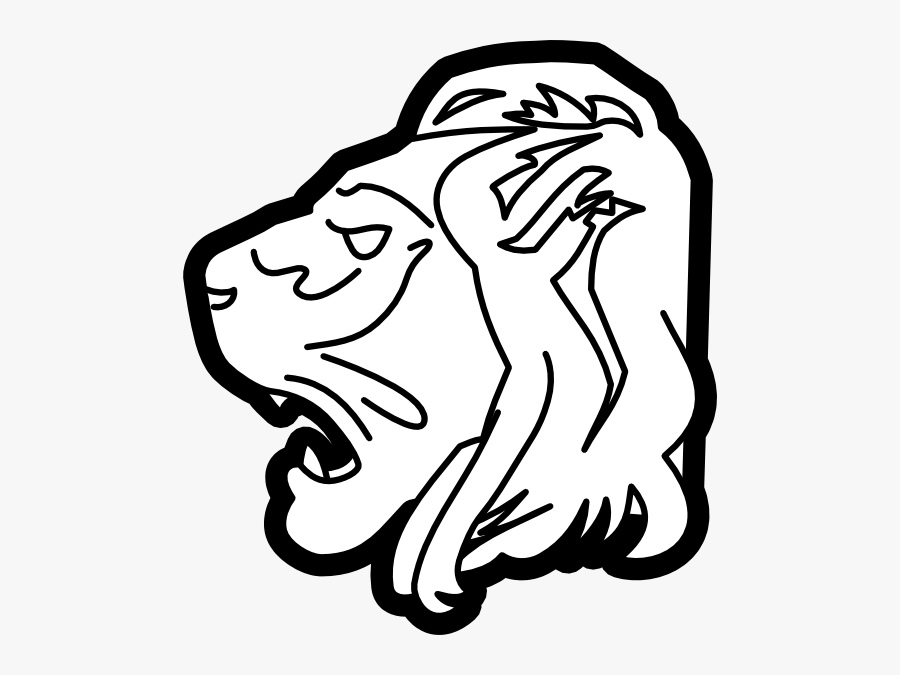 Lion Head Clip Art, Transparent Clipart
