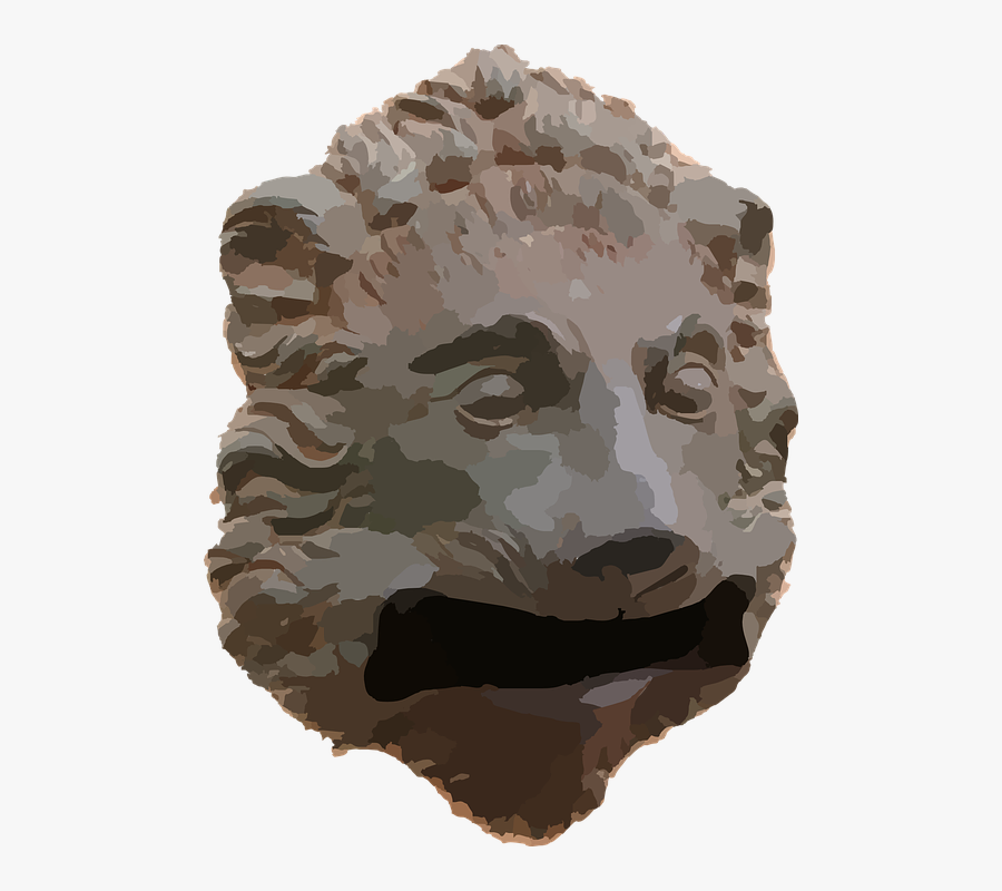 Head, Lion, Slot, Wildlife, Predator - Illustration, Transparent Clipart