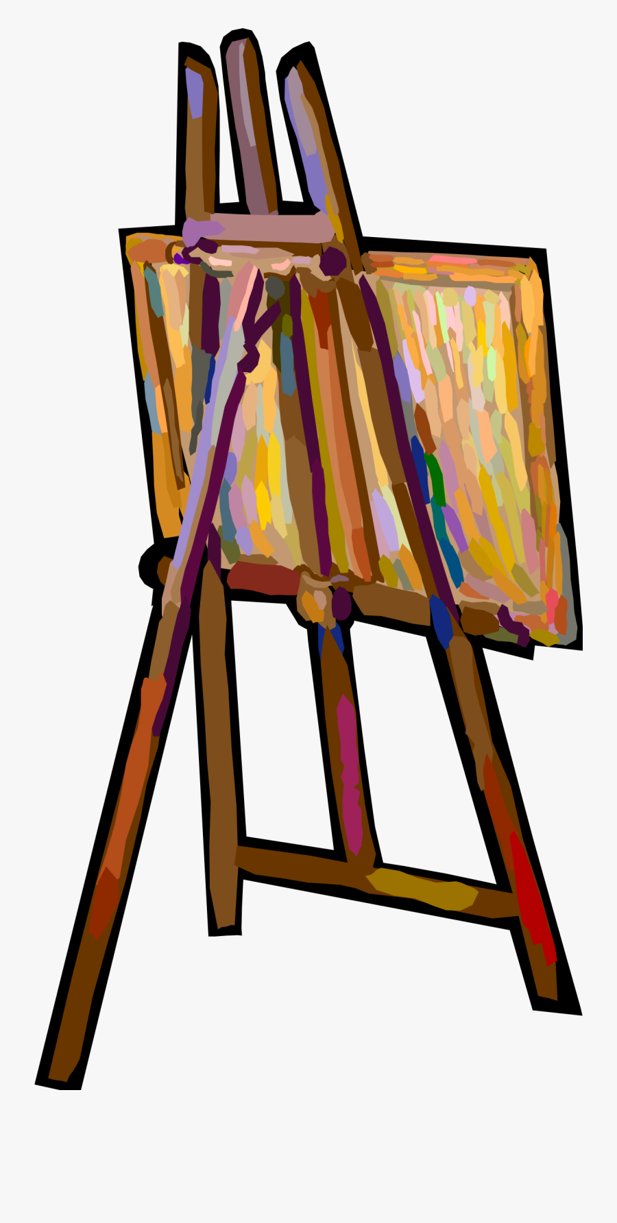 Exhibit Clipart Easel - Staffelei Clipart, Transparent Clipart