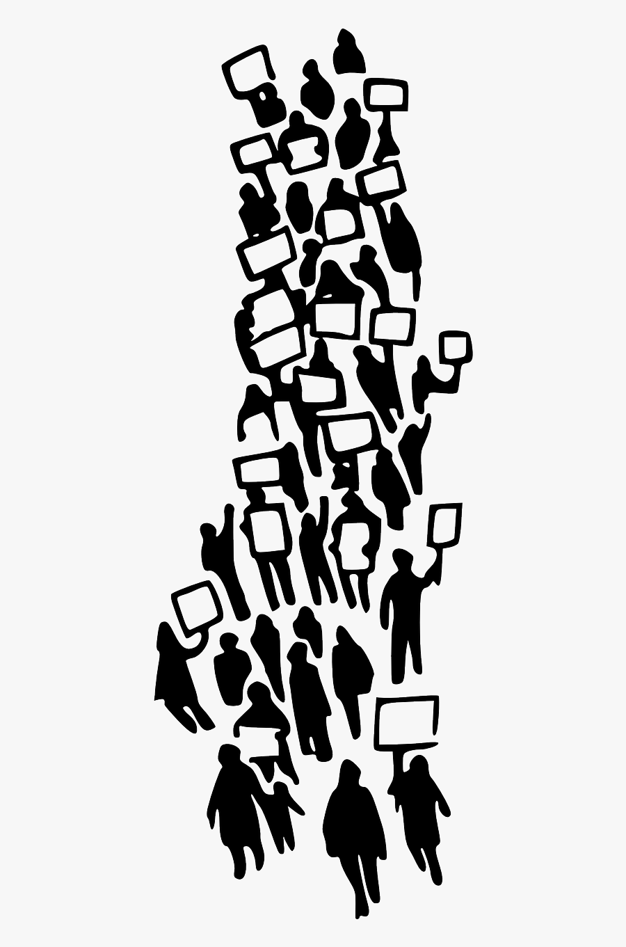 Demonstration Protest Declaration Free Picture - Political Solidarity, Transparent Clipart