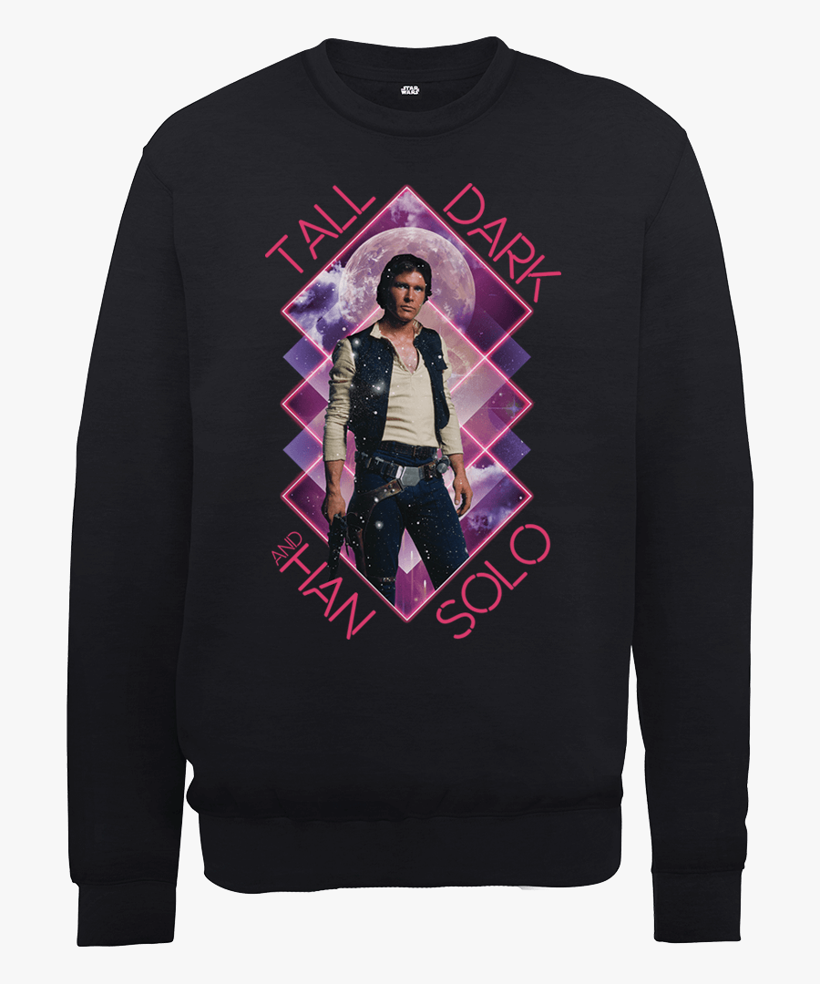 Clip Art Star Wars Han Solo - Han Solo Neon T Shirt, Transparent Clipart