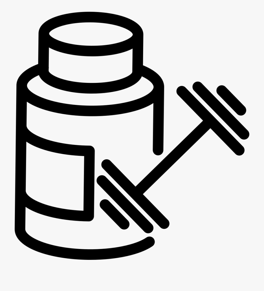 Gymnast Steroids Supplements For Dumbbell Exercises - Suplementos Icon, Transparent Clipart