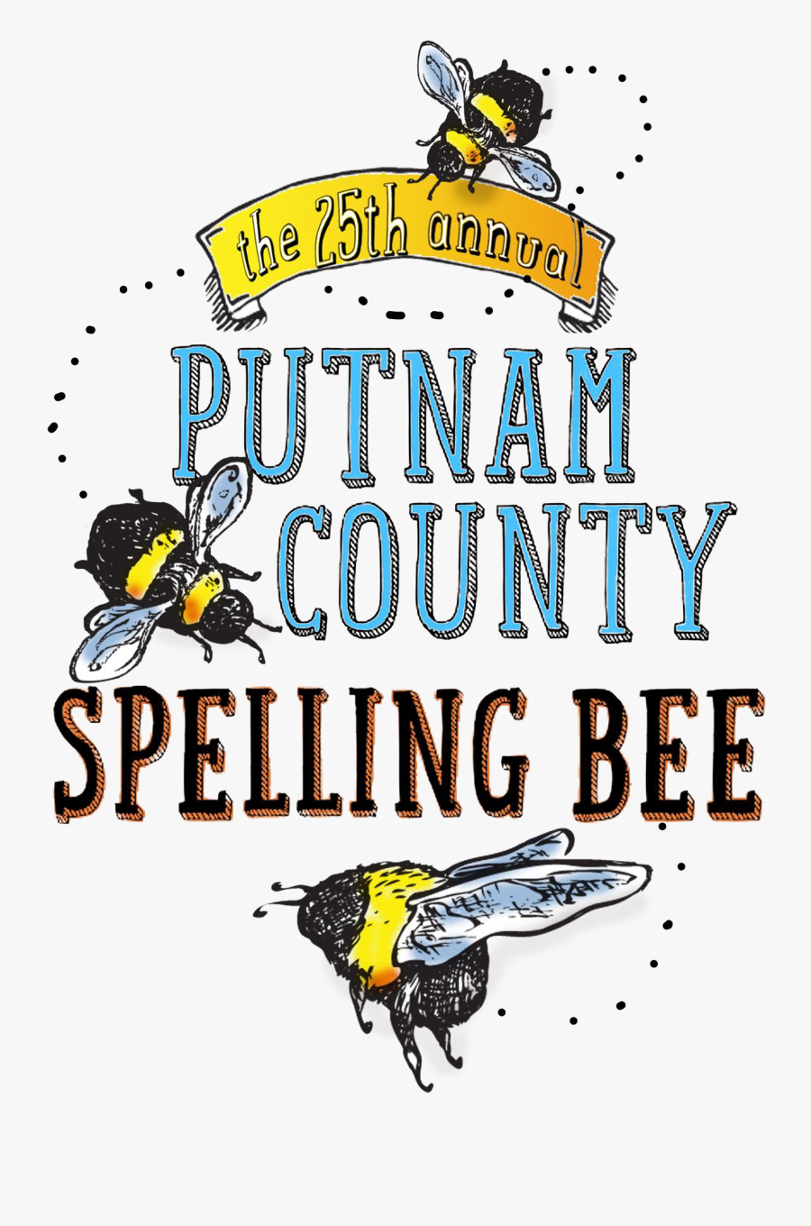 Transparent Spelling Bee Png - 25th Annual Putnam County Spelling Bee, Transparent Clipart