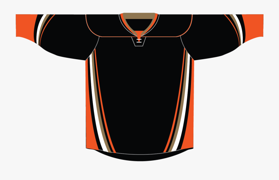 Anaheim Replica Jersey Troy Hockey Custom Hockey Jerseys, - Kick American Football, Transparent Clipart