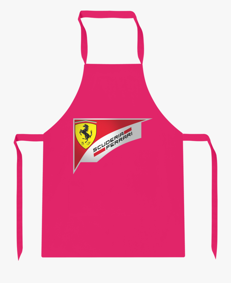 Ferrari F1 2018 Logo ﻿premium Jersey Apron - Scuderia Ferrari, Transparent Clipart