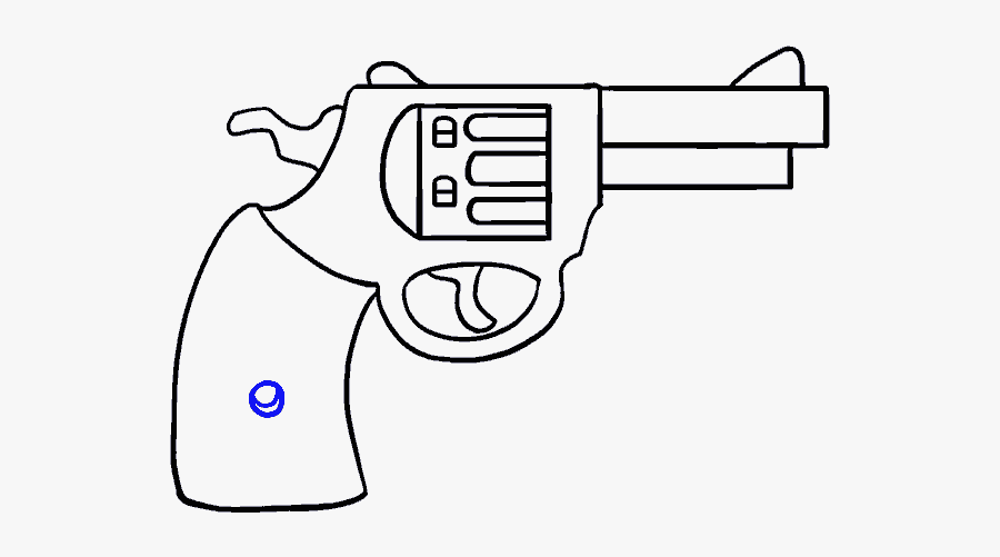 Gun Easy To Draw, Transparent Clipart