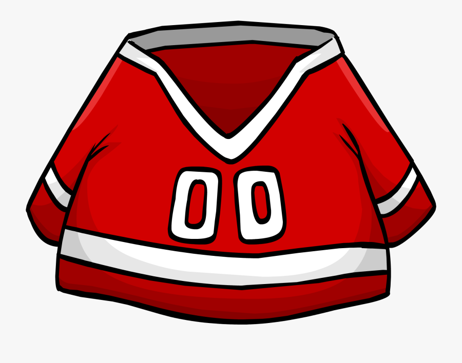 Jersey Clipart Red Jersey - Club Penguin Red Penguin, Transparent Clipart