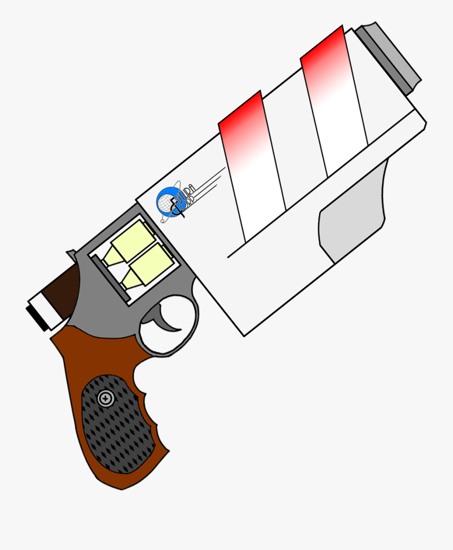 Gun - Handgun, Transparent Clipart