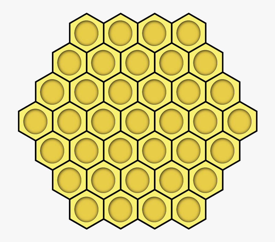 Clip Art Free Honeycomb Pictures Download - Clip Art Hexagon Bee Hive, Transparent Clipart