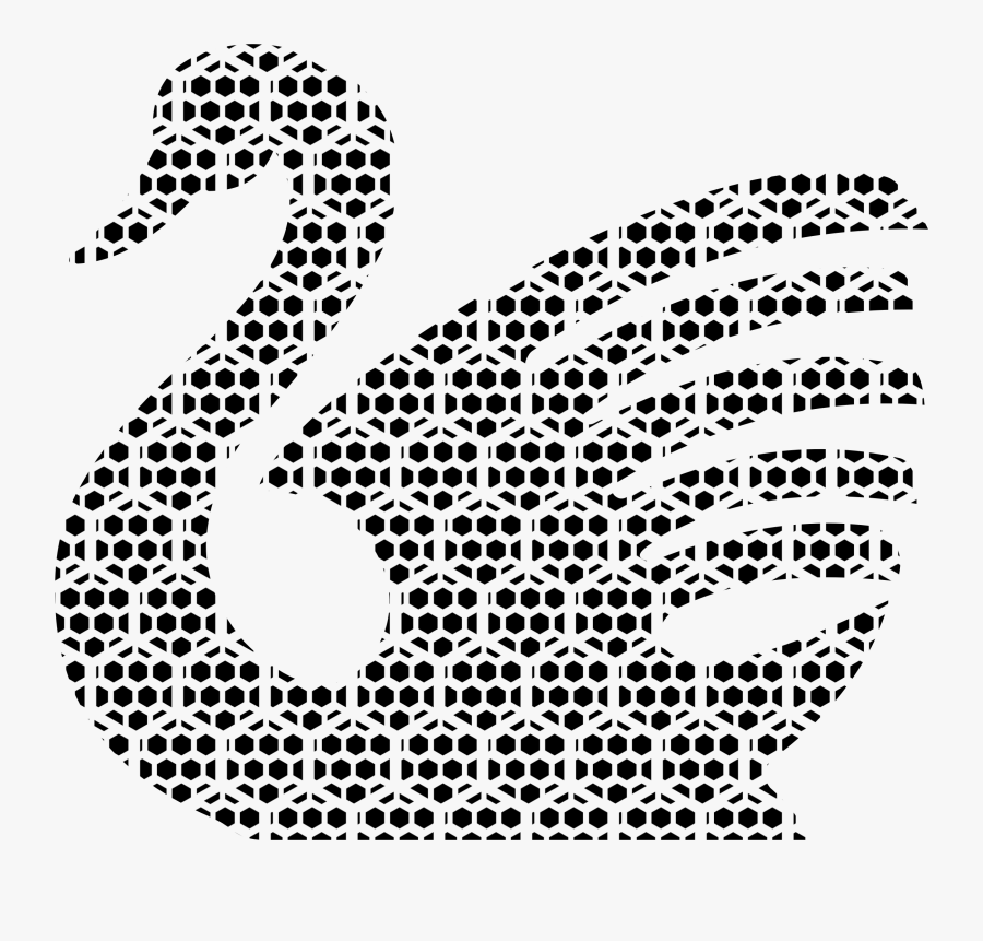 Honeycomb Swan3 Clip Arts - Portable Network Graphics, Transparent Clipart