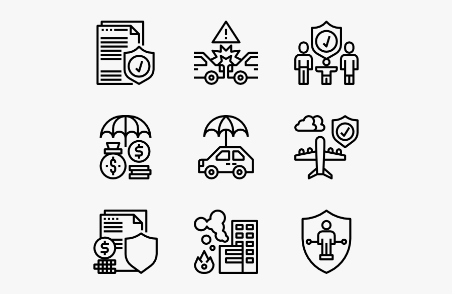 Insurance - Data Visualization Icon, Transparent Clipart