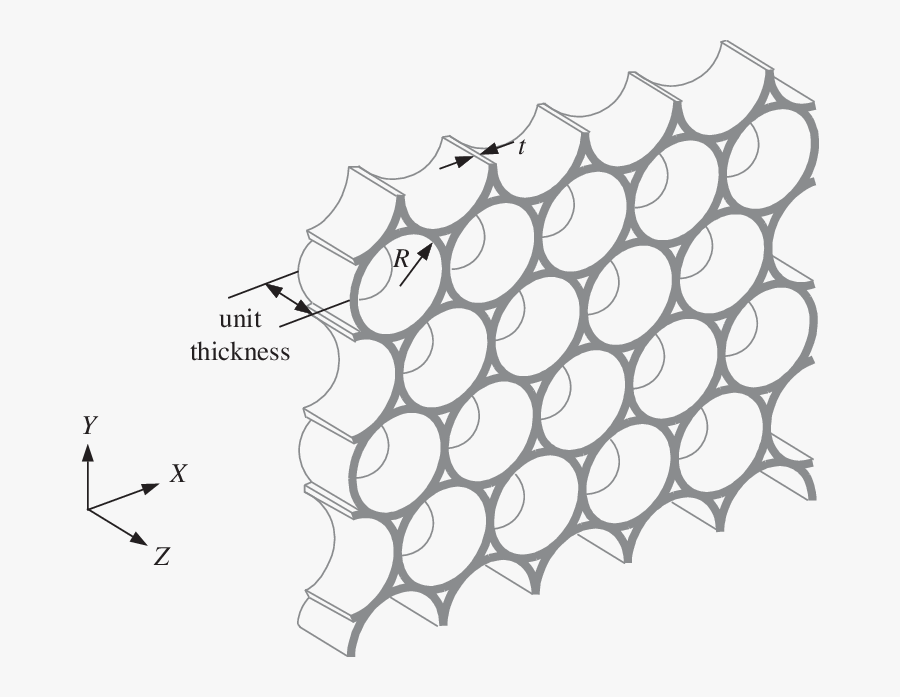 Three Dimensional View Of A Hexagonally Packed Circular - Circular Honeycomb, Transparent Clipart