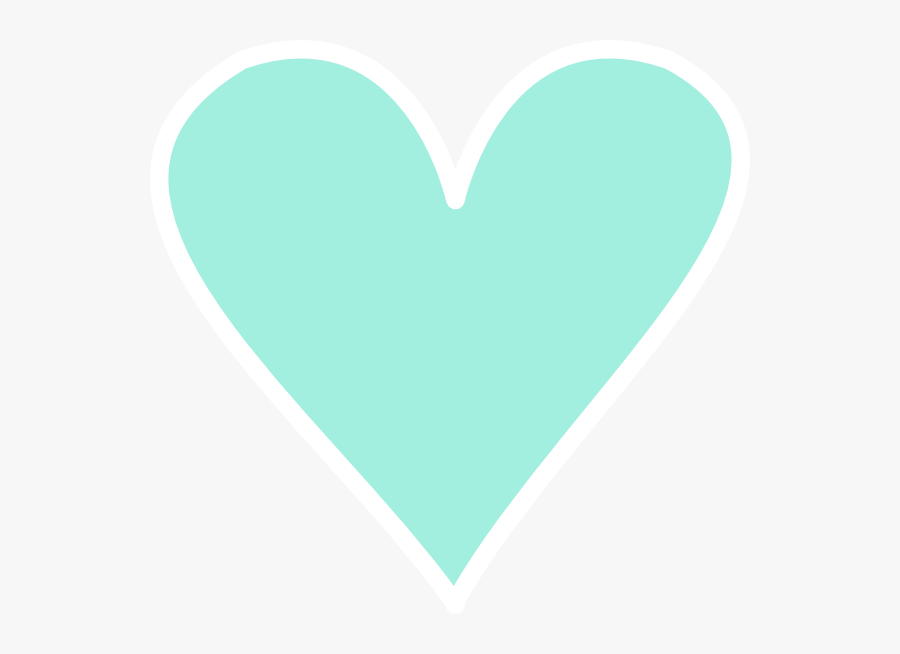 Light Green Heart Clip Art - Heart, Transparent Clipart