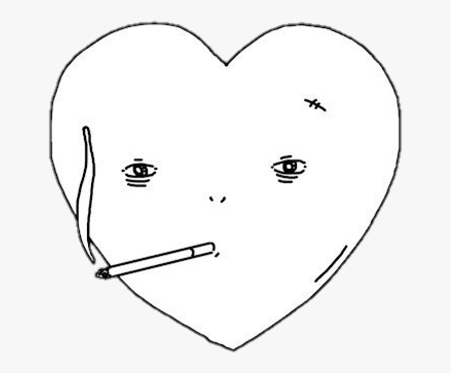 Heart Clipart Smoking - Heart, Transparent Clipart