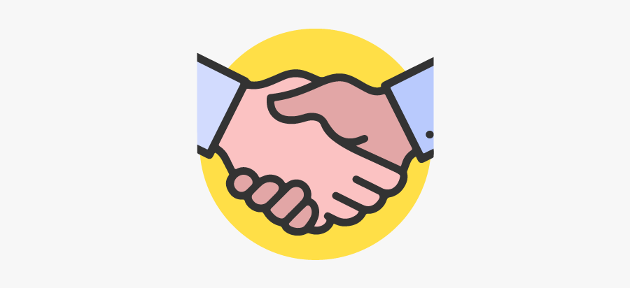 What Is Contract - Draw Hands Shaking, Transparent Clipart