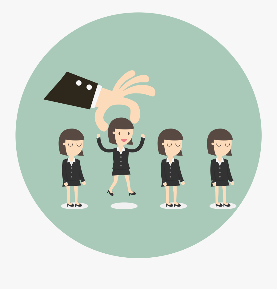 Find The Perfect Employee, Transparent Clipart