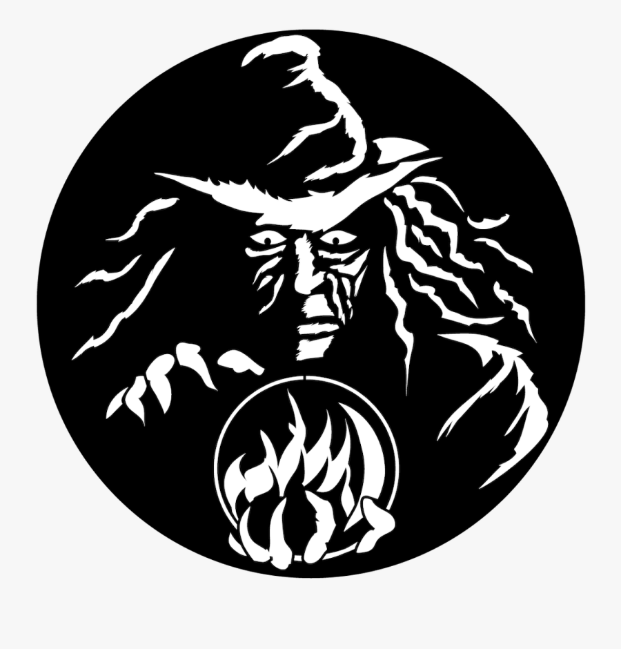 Apollo Witch With Crystal Ball - Emblem, Transparent Clipart