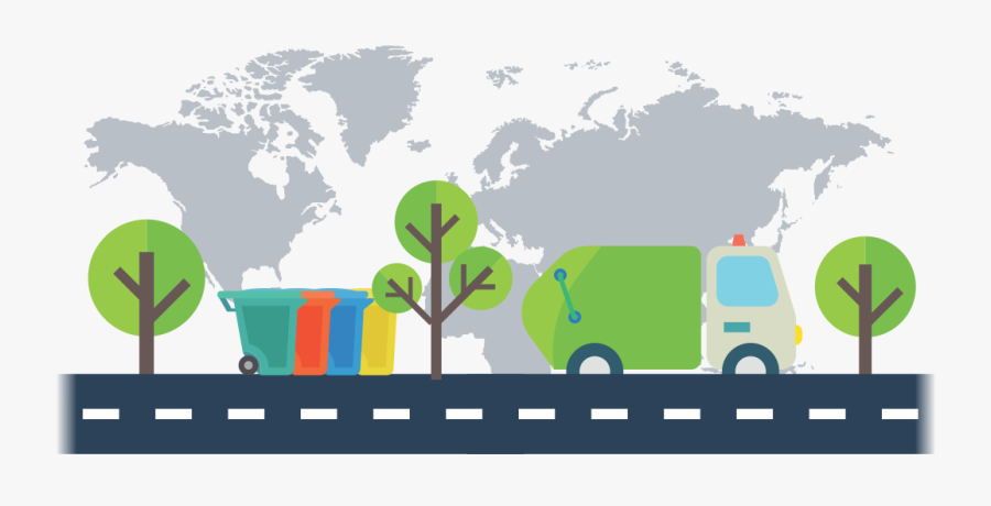 Device1 - Vector World Map In Green Color, Transparent Clipart