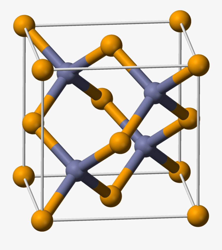Zinc Selenide Unit Cell 3d Balls - Cadmium Telluride Crystal Structure, Transparent Clipart