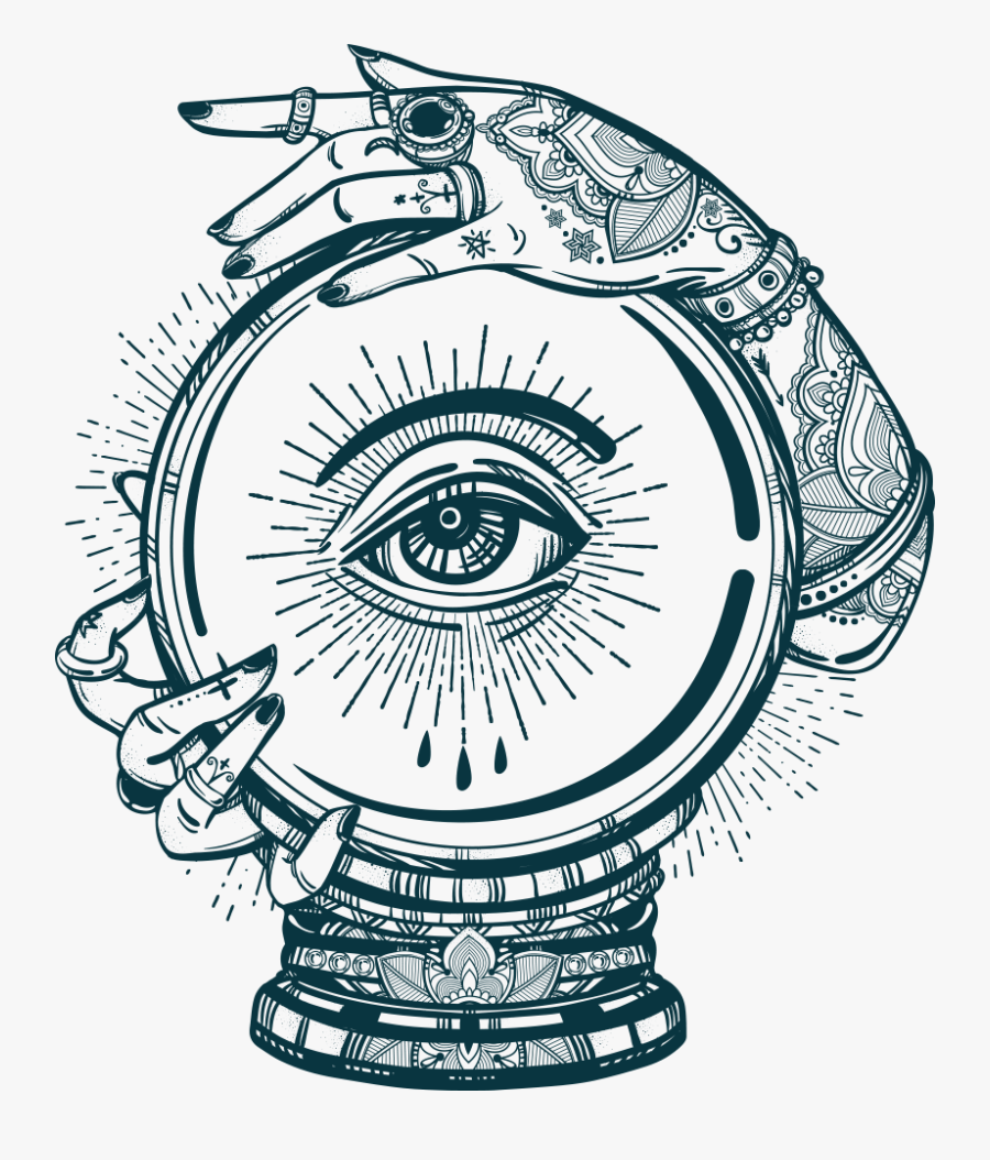 Boule De Cristal Dessin, Transparent Clipart