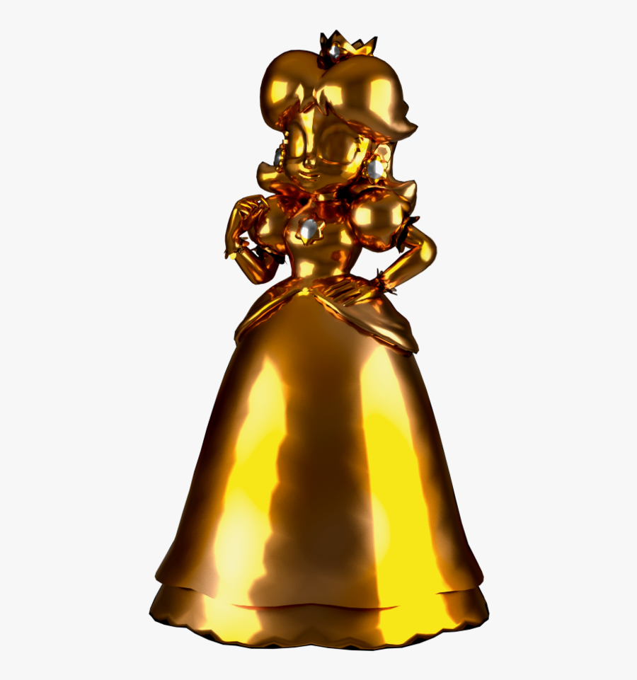 Clip Hay Brass Bronze Jpg Transparent - Gold Princess Daisy, Transparent Clipart