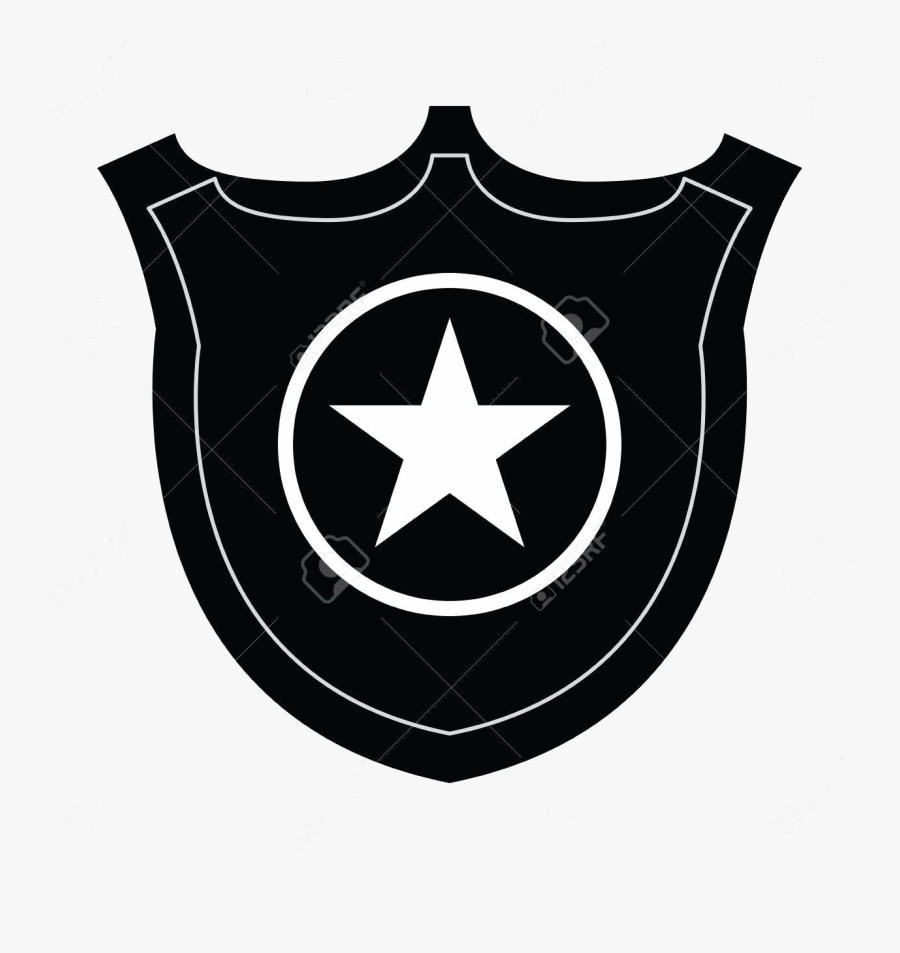 Police Badge Fancy Clipart Pictures Isolated Silhouette - Smile Doctors Braces Logo, Transparent Clipart