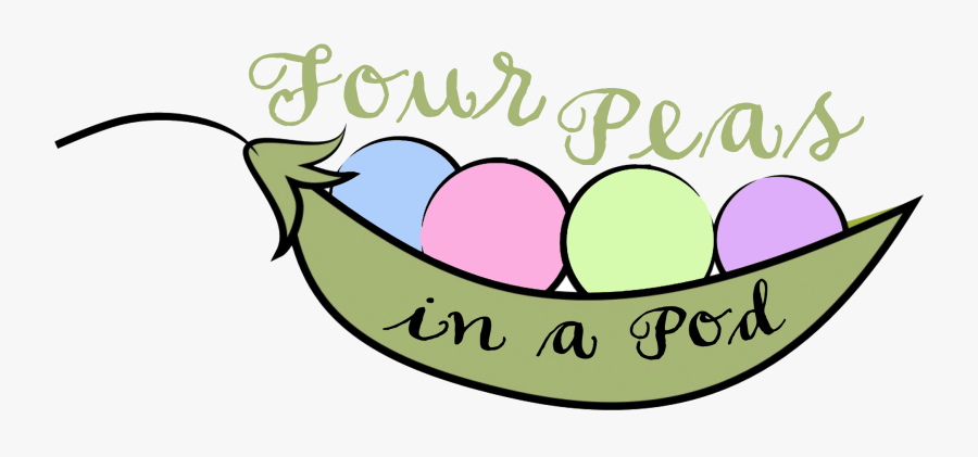 Transparent Pillow Clipart Png - Four Peas In A Pod, Transparent Clipart