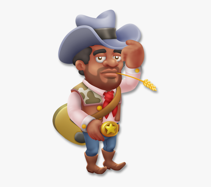 Cowboy - Hay Day Cowboy, Transparent Clipart