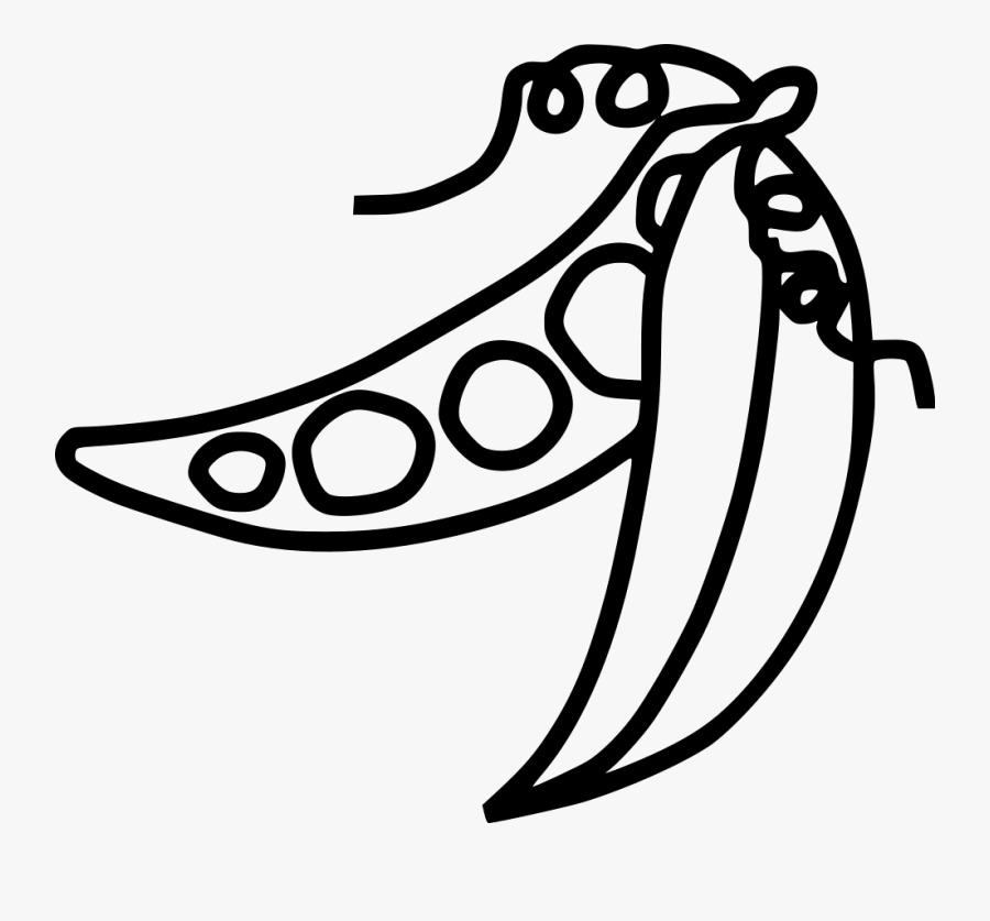 Green Peas Vegan Protein Veggie Vegetable - Matar Pic For Drawing, Transparent Clipart