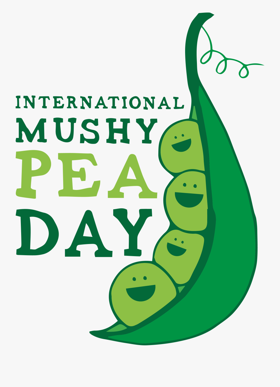 International Mushy Pea Day, Transparent Clipart