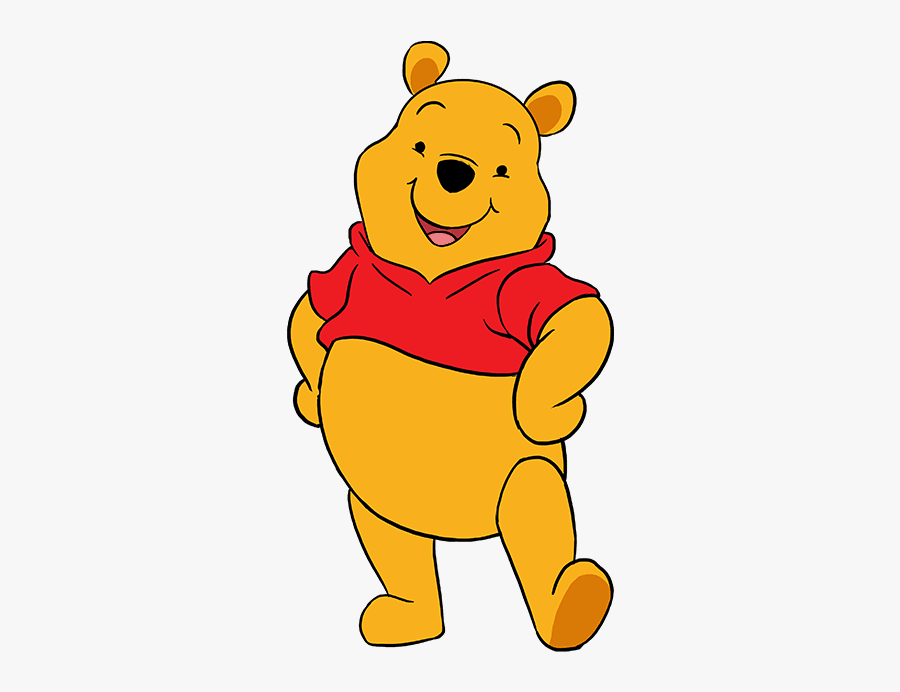 How To Draw Winnie The Pooh - Winnie The Pooh Easy, Transparent Clipart