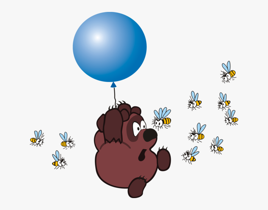 Winnie Pooh Png - Winnie The Pooh Bees Close, Transparent Clipart
