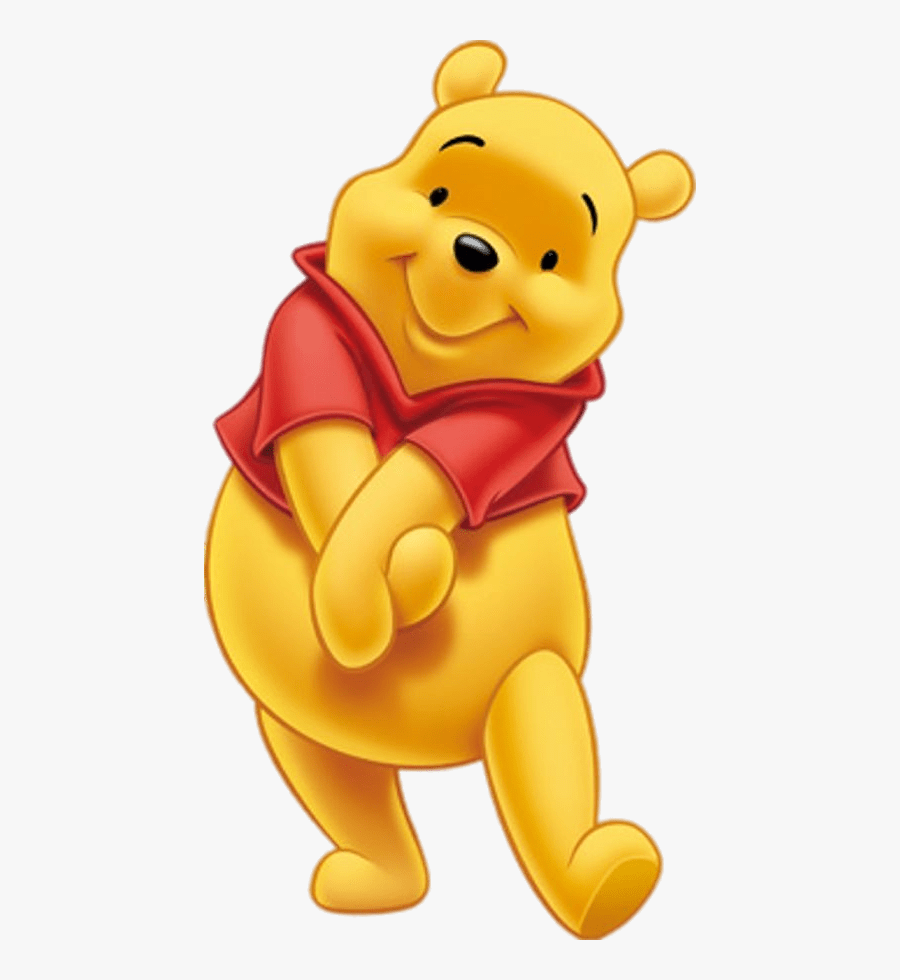Winnie The Pooh Cute Pose - Downtown Disney, Transparent Clipart